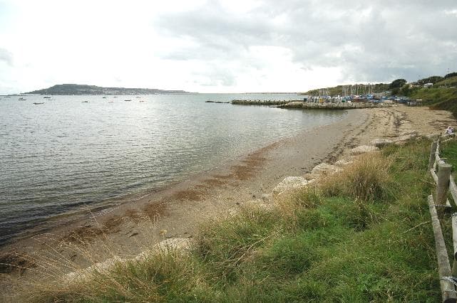 Photo of Portland Harbour Sandsfoot Castle beach